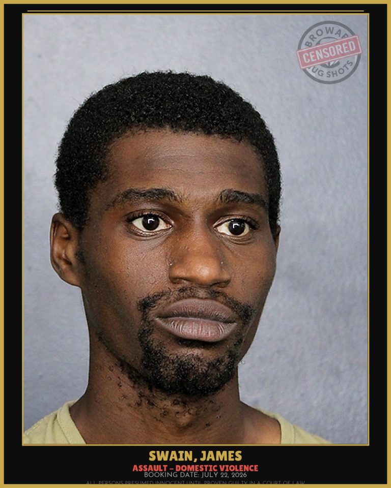 James Swain previous Broward arrest