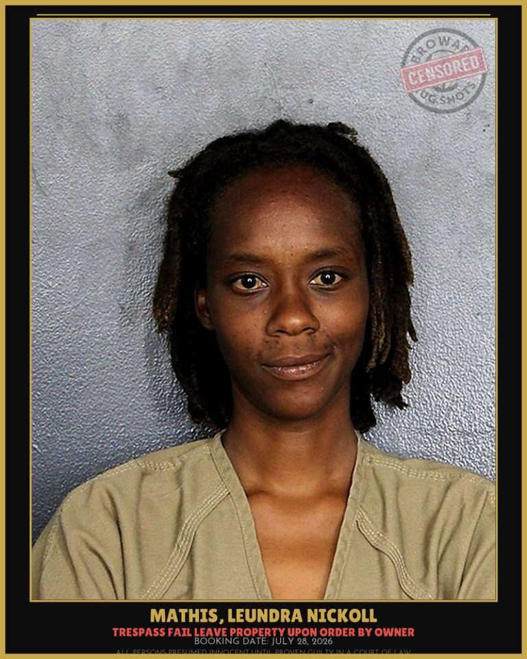 Leundra Nickoll Mathis previous Broward arrest