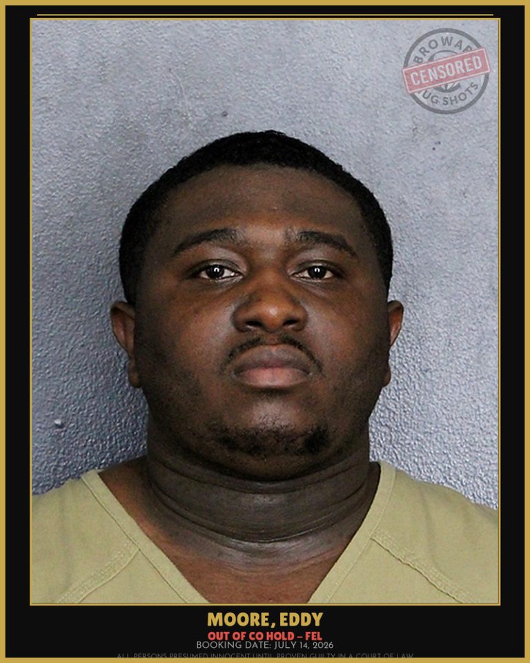 Eddy Moore previous Broward arrest