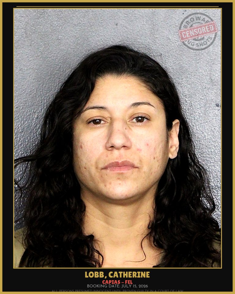 Catherine Lobb previous Broward arrest