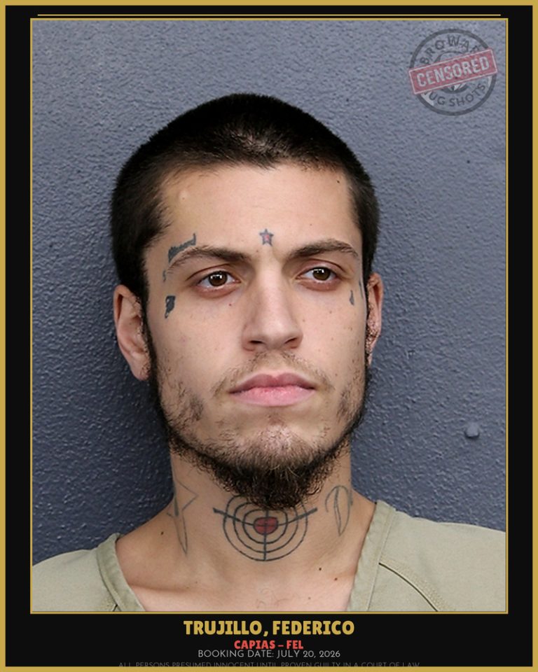 Federico Trujillo previous Broward arrest