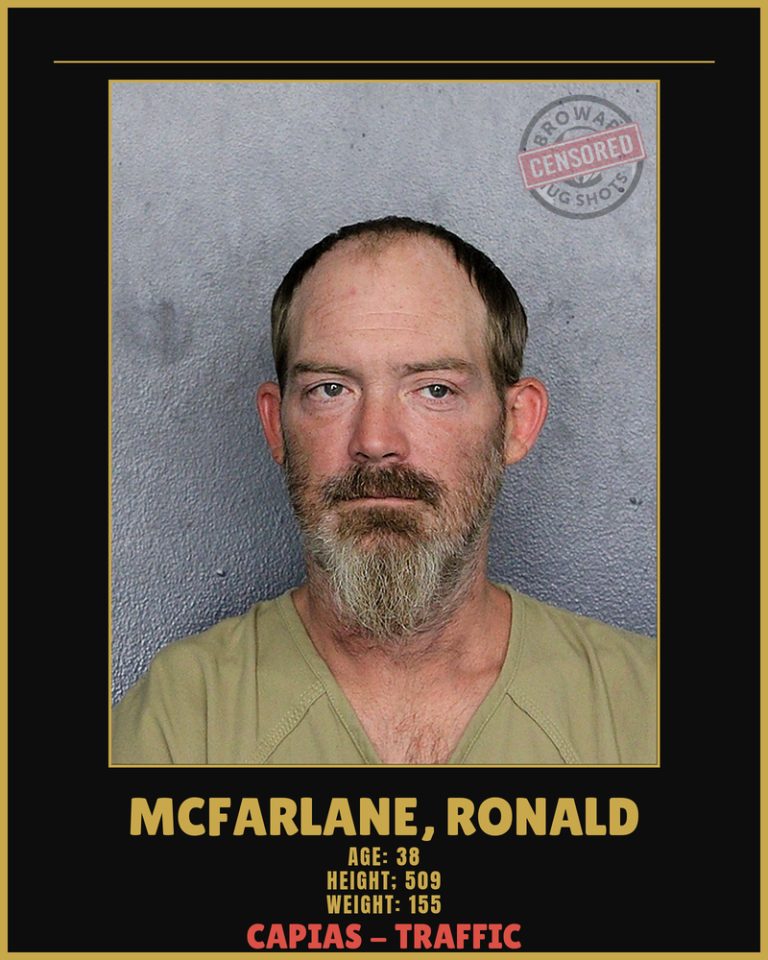 Ronald McFarlane previous Broward arrest