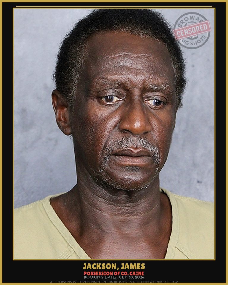 James Jackson previous Broward arrest