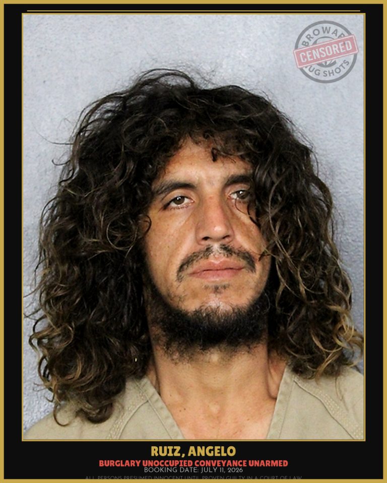 Angelo Ruiz previous Broward arrest