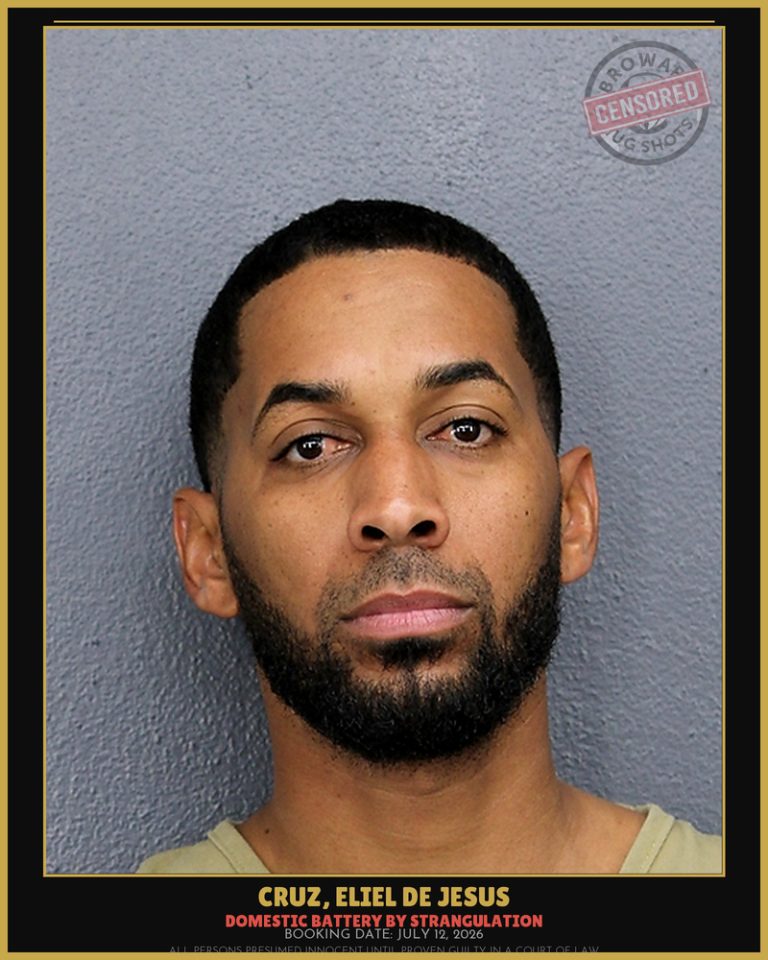 Eliel De Jesus Cruz previous Broward arrest