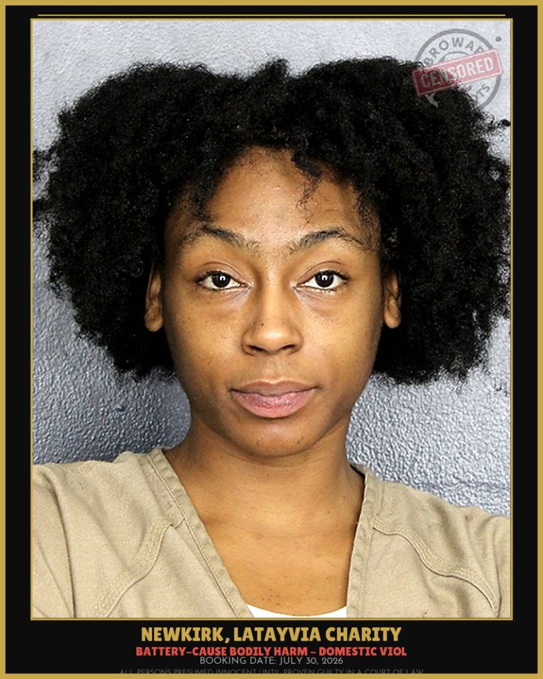 Latayvia Charity Newkirk previous Broward arrest