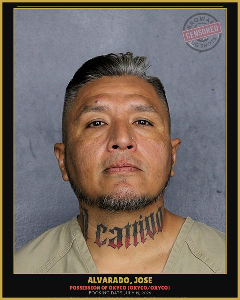 Jose Alvarado previous Broward arrest
