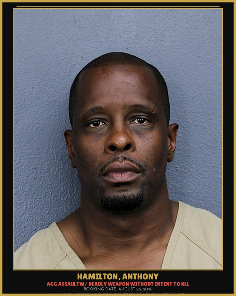 Anthony Hamilton previous Broward arrest