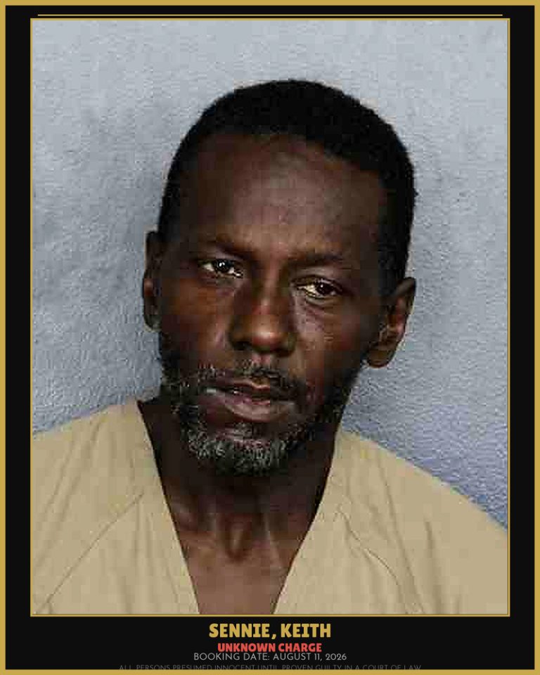 Keith Sennie previous Broward arrest