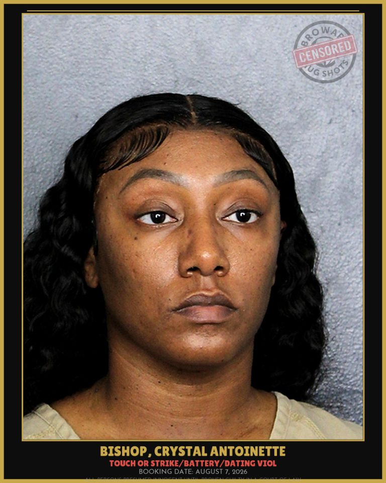 Crystal Antoinette Bishop previous Broward arrest