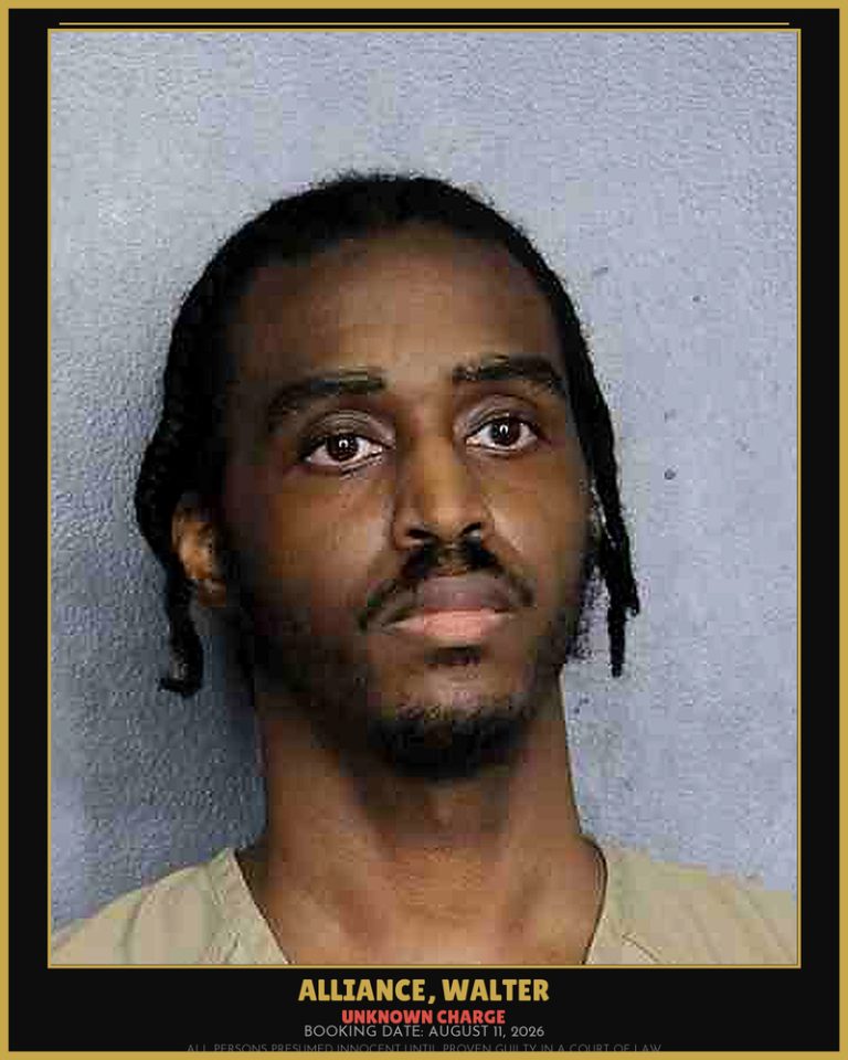 Walter Alliance previous Broward arrest