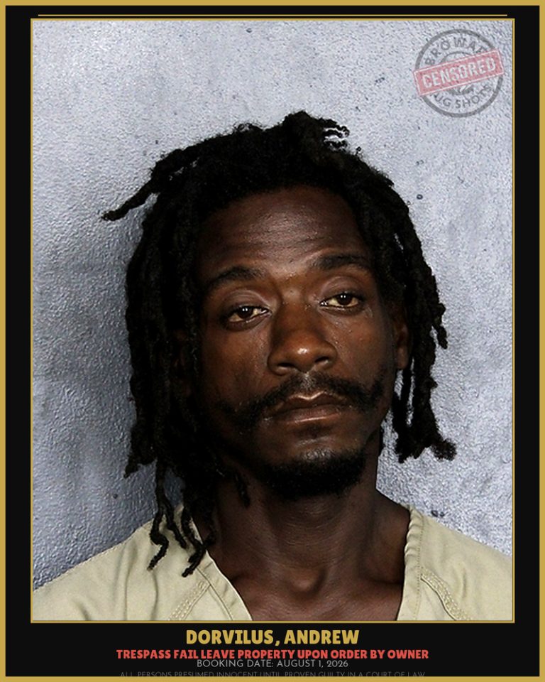Andrew Dorvilus previous Broward arrest