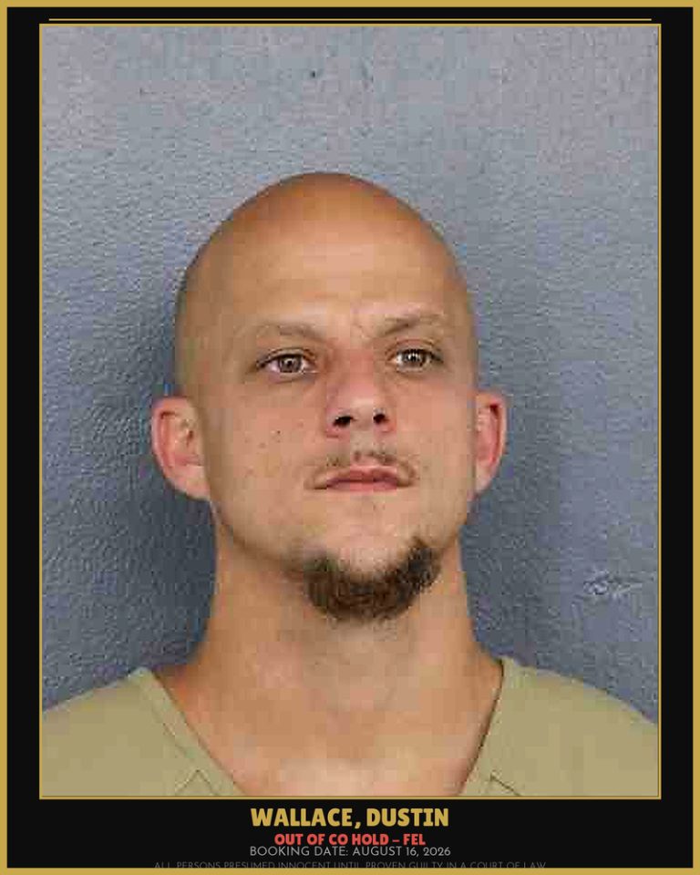 Dustin Wallace previous Broward arrest
