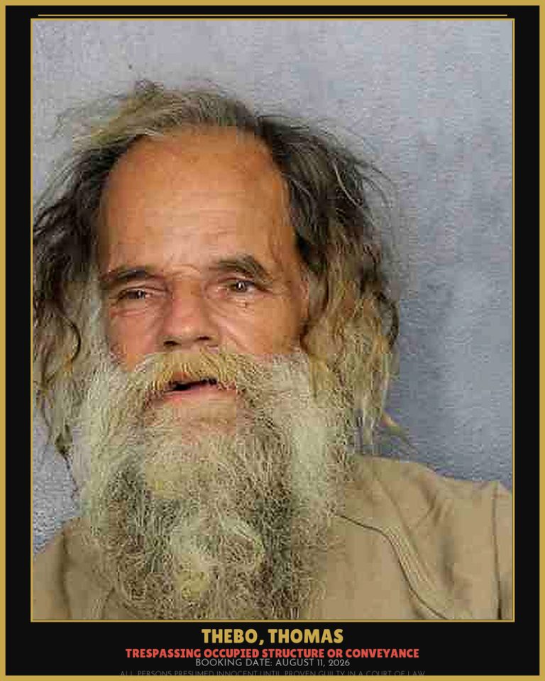 Thomas Thebo previous Broward arrest