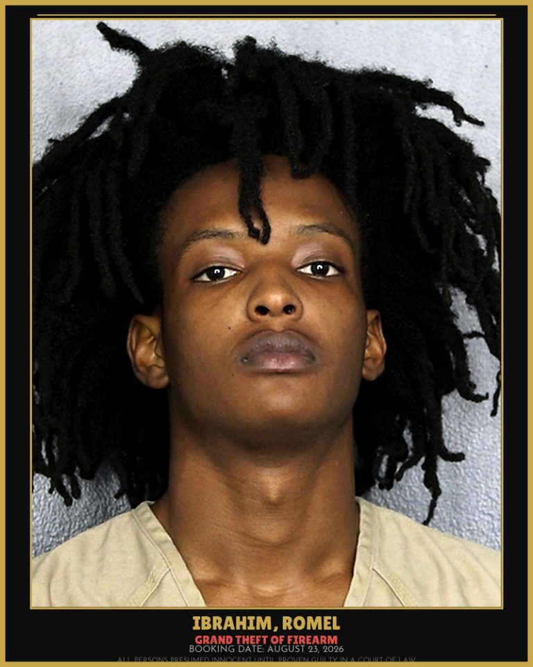 Romel Ibrahim previous Broward arrest