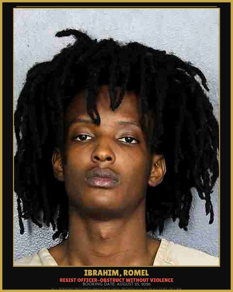 Romel Ibrahim previous Broward arrest