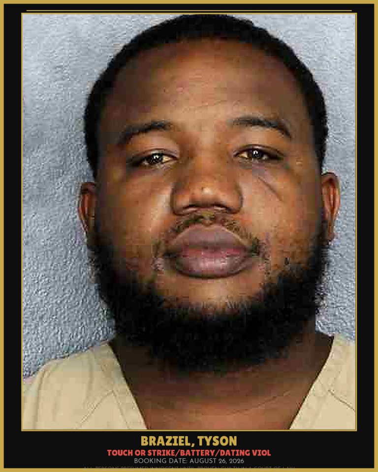 Tyson Braziel previous Broward arrest