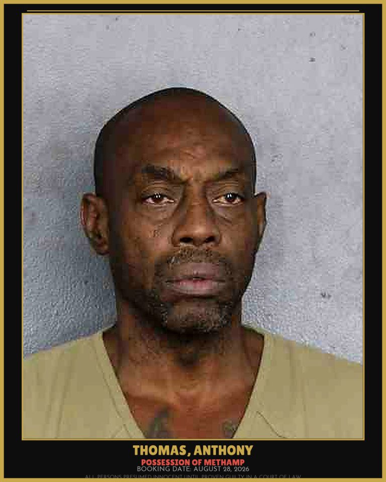 Anthony Thomas previous Broward arrest