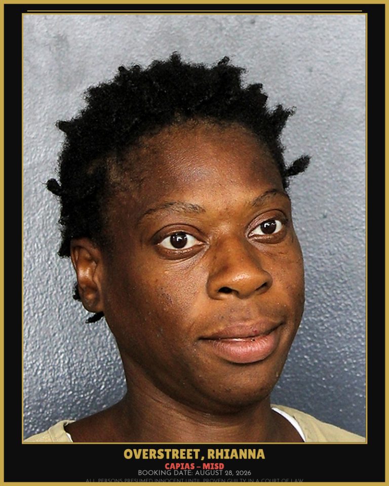 Rhianna Overstreet previous Broward arrest