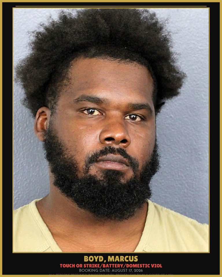 Marcus Boyd previous Broward arrest
