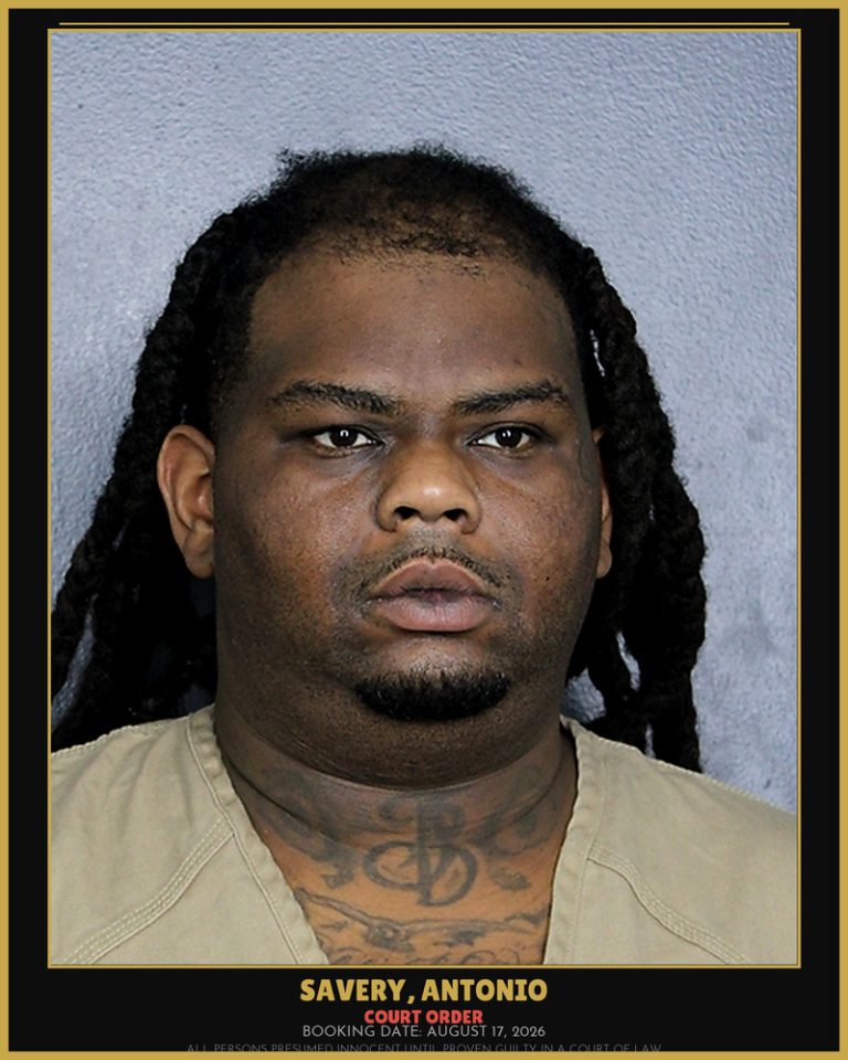 Antonio Savery previous Broward arrest