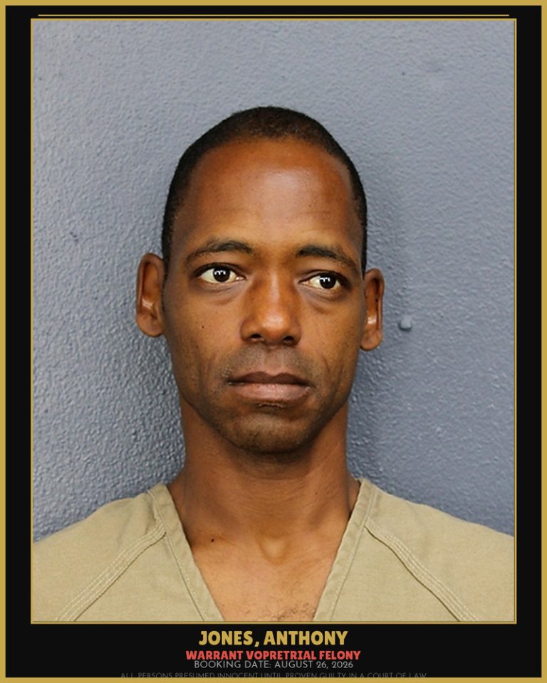 Anthony Jones previous Broward arrest
