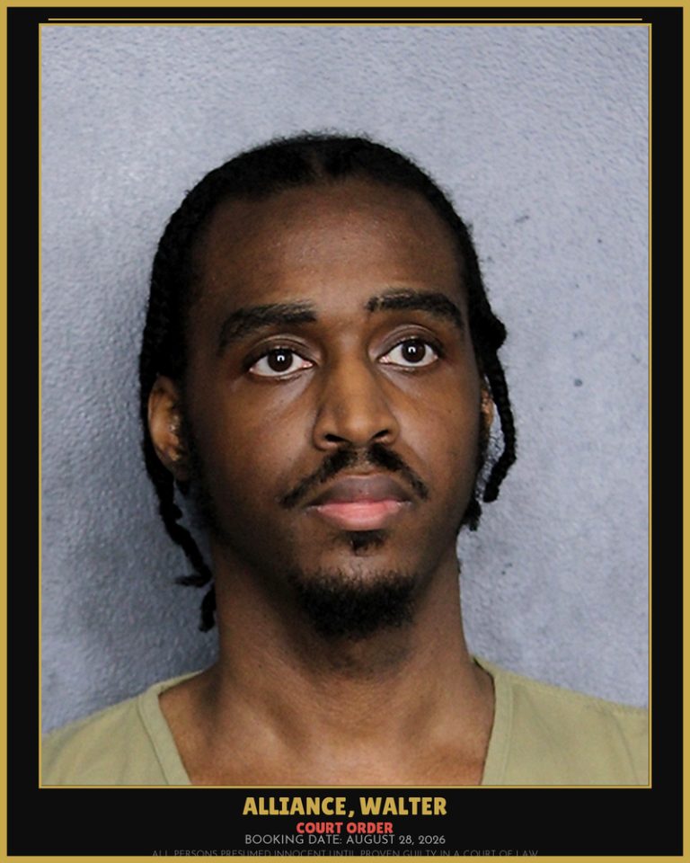 Walter Alliance previous Broward arrest