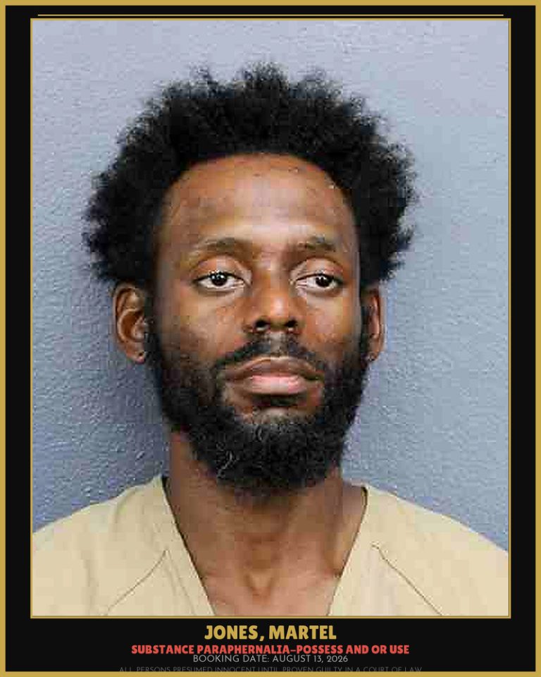 Martel Jones previous Broward arrest