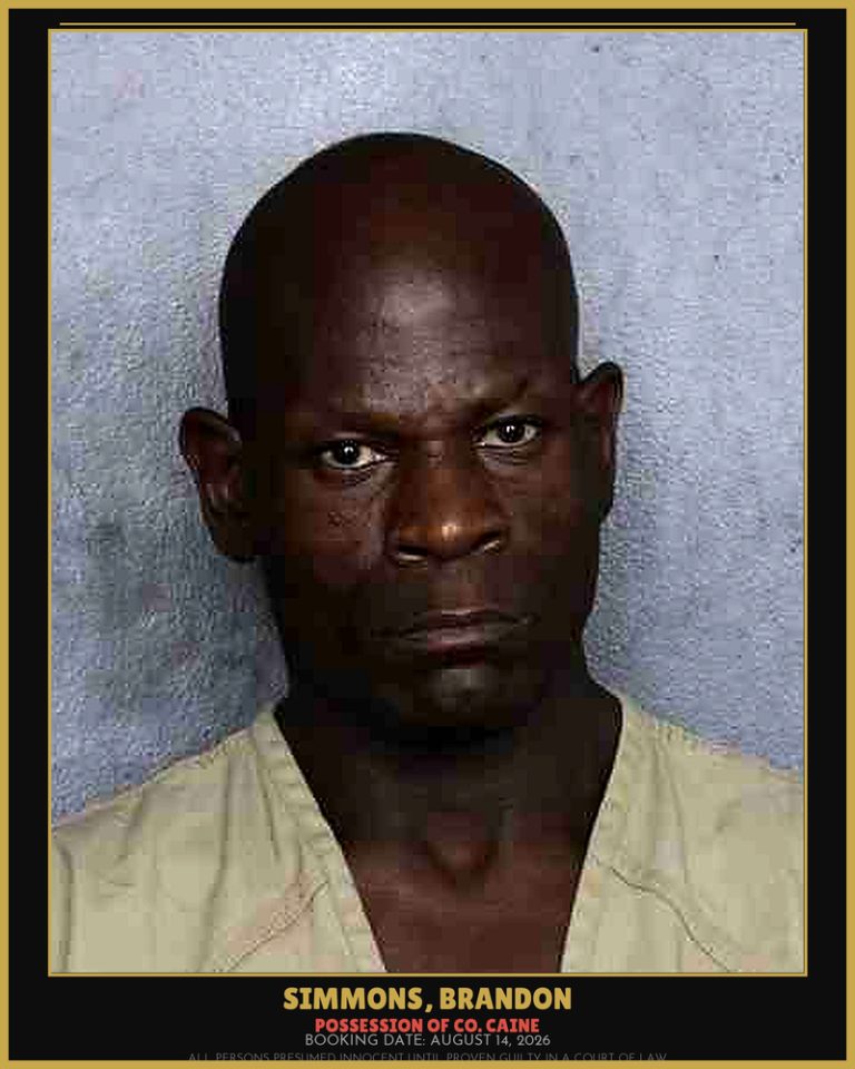 Brandon Simmons previous Broward arrest