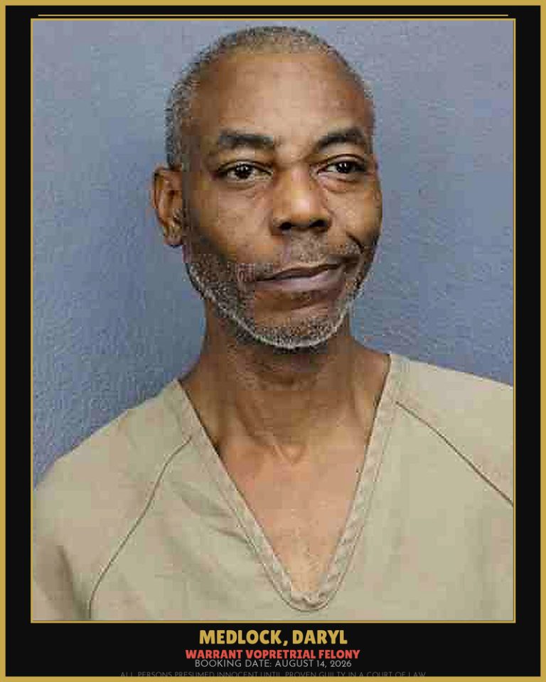 Daryl Medlock previous Broward arrest