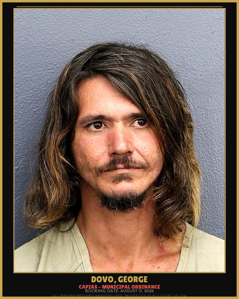 George Dovo previous Broward arrest