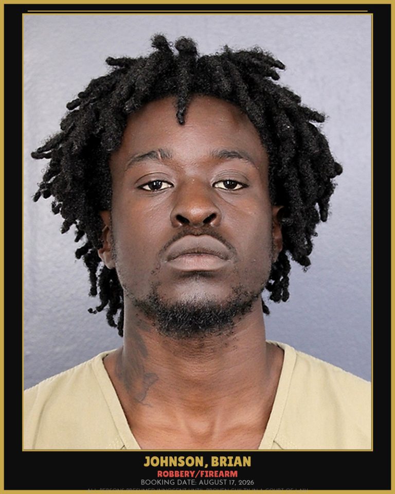 Brian Johnson previous Broward arrest