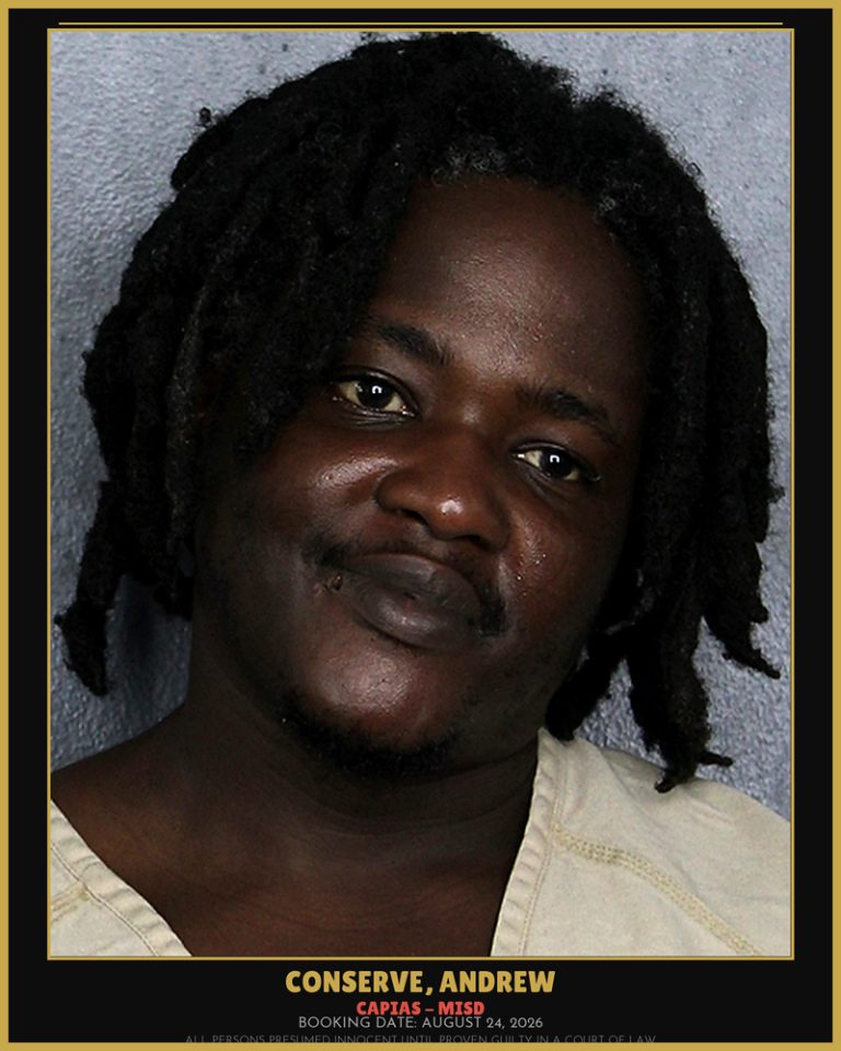 Andrew Conserve previous Broward arrest