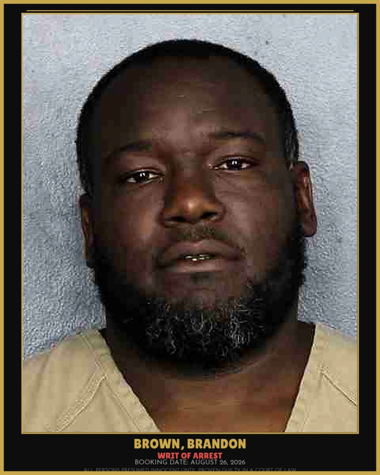 Brandon Brown previous Broward arrest