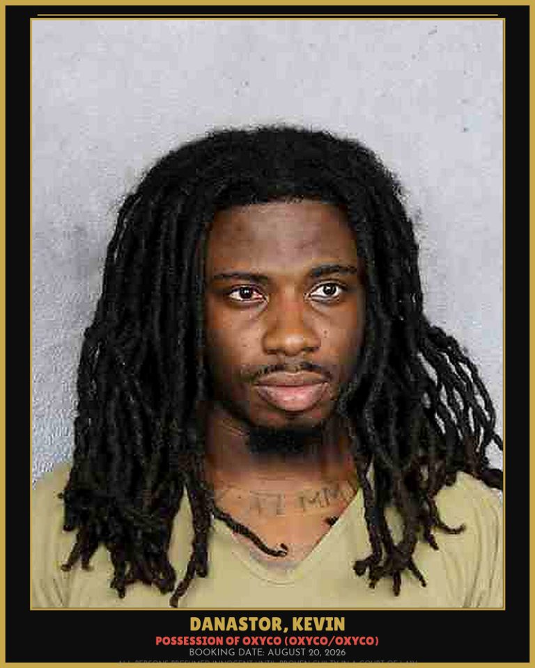 Kevin Danastor previous Broward arrest