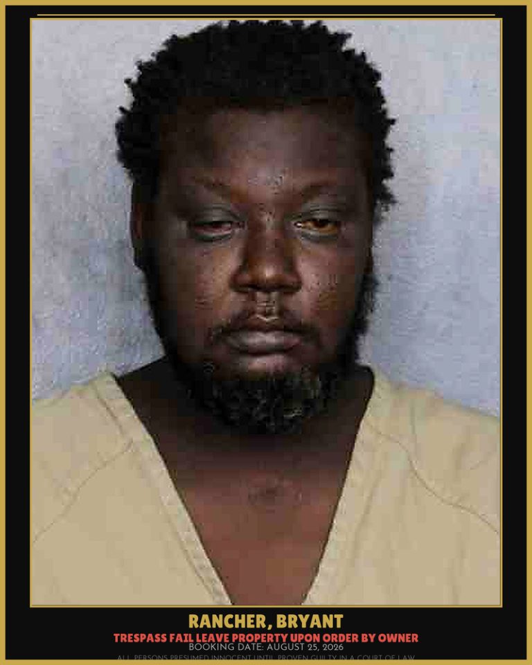 Bryant Rancher previous Broward arrest
