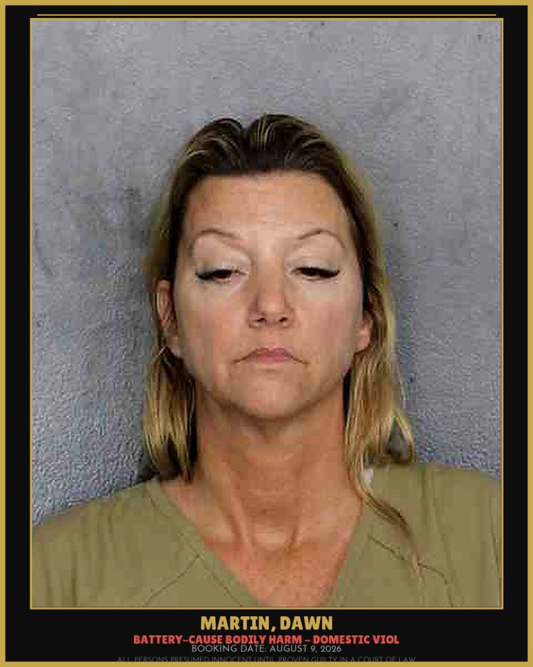 Dawn Martin previous Broward arrest