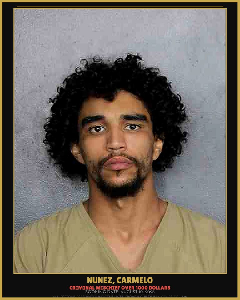 Carmelo Nunez previous Broward arrest