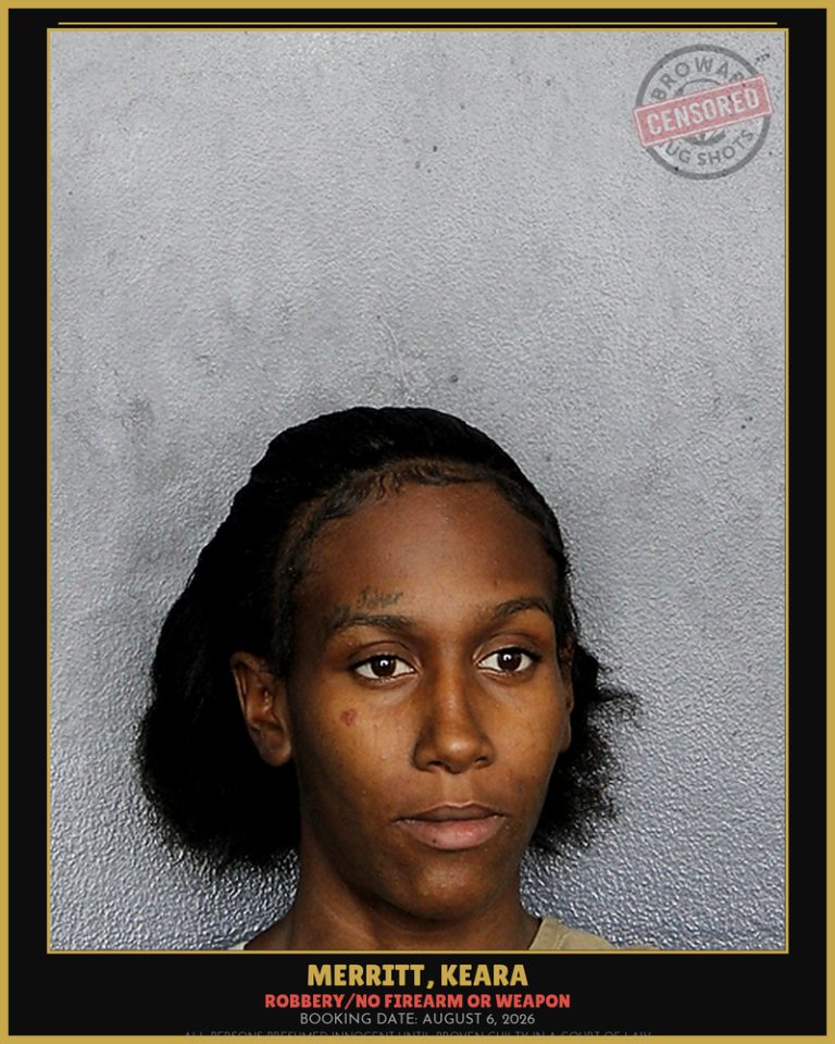 Keara Merritt previous Broward arrest