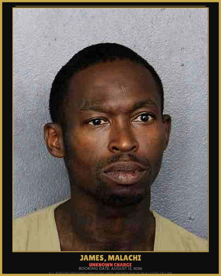 Malachi James previous Broward arrest