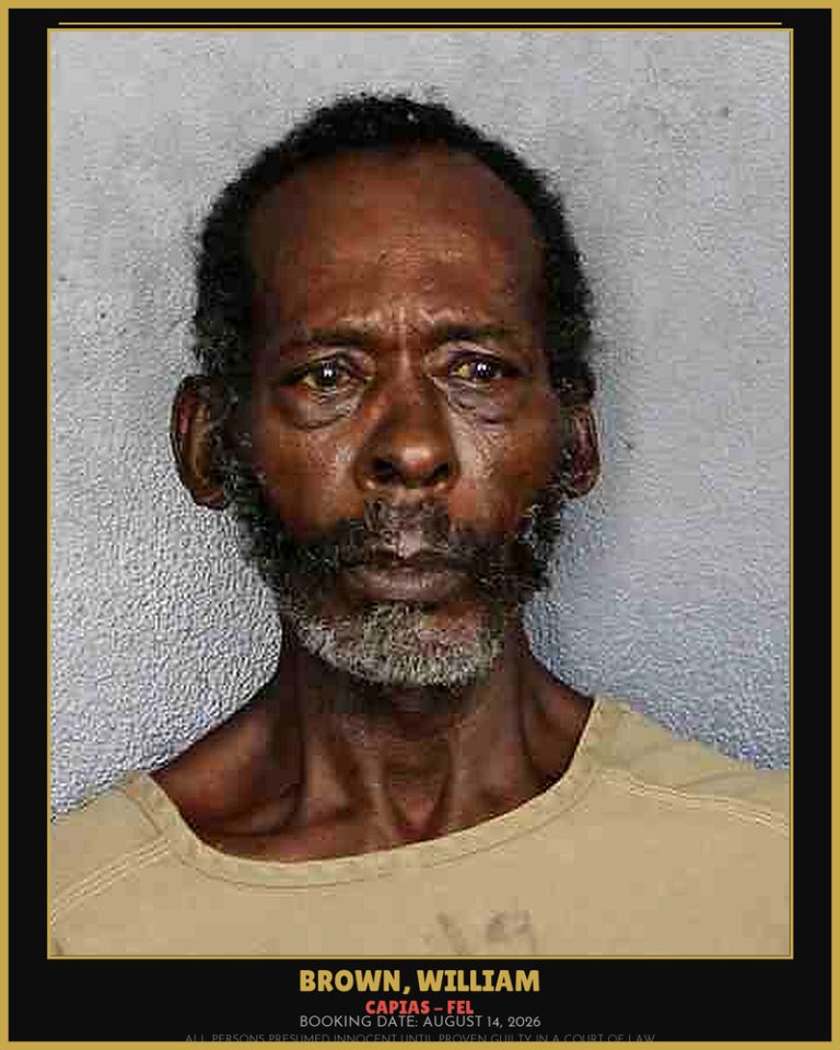 William Brown previous Broward arrest