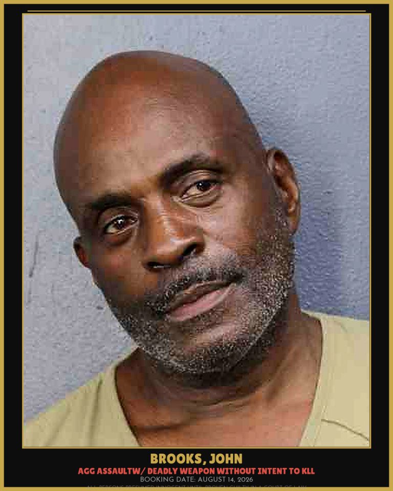 John Brooks previous Broward arrest