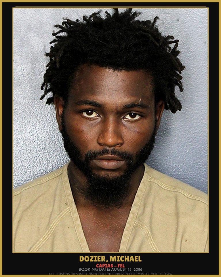Michael Dozier previous Broward arrest