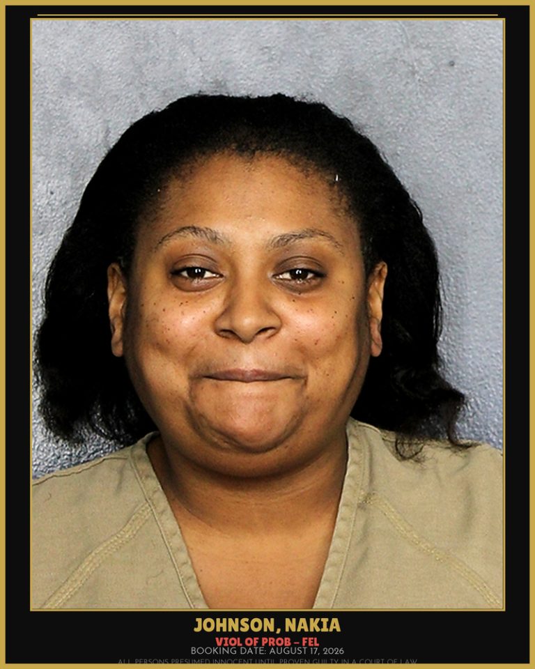 Nakia Johnson previous Broward arrest