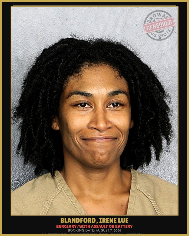 Irene Lue Blandford previous Broward arrest