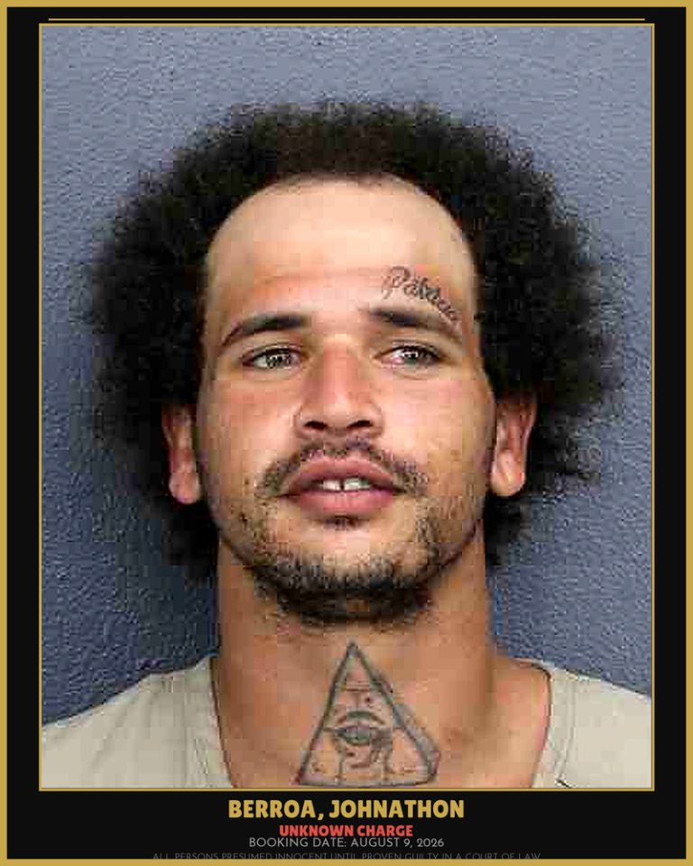 Johnathon Berroa previous Broward arrest