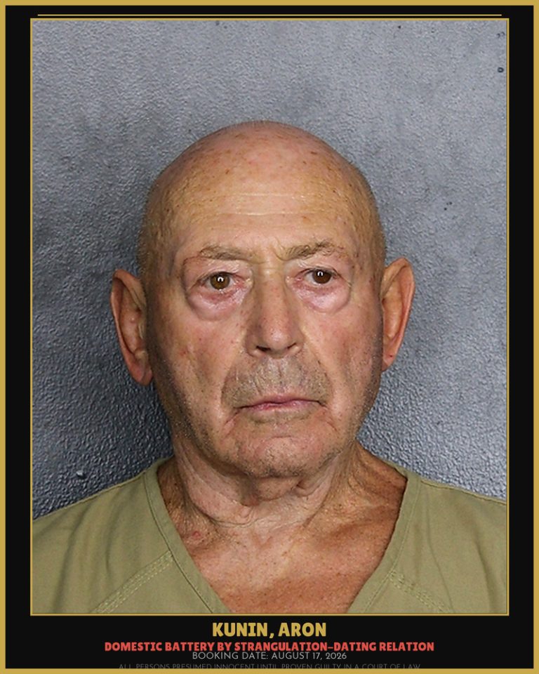 Aron Kunin previous Broward arrest