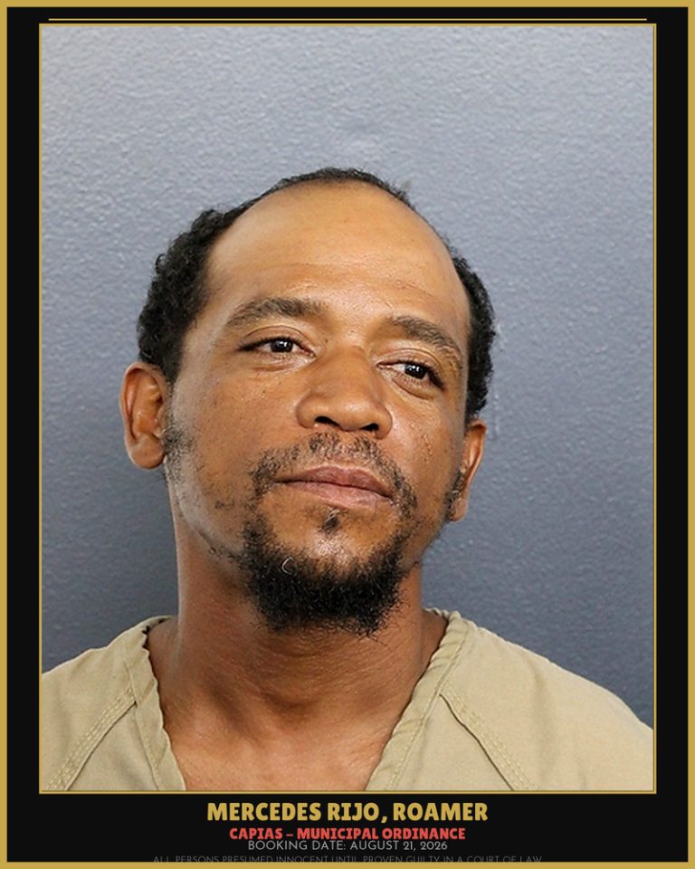 Roamer Mercedes Rijo previous Broward arrest