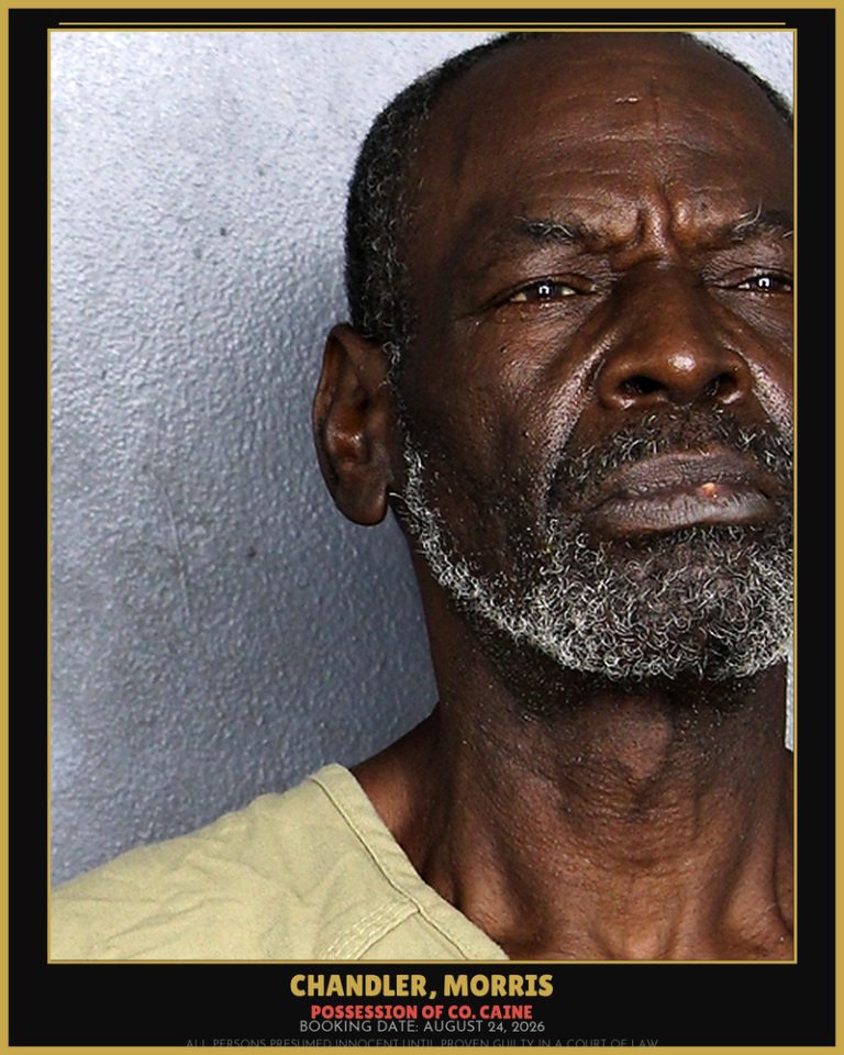 Morris Chandler previous Broward arrest