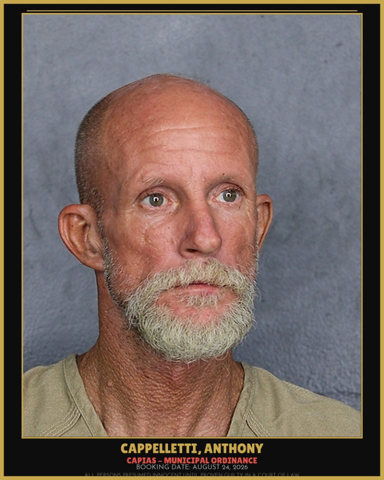 Anthony Cappelletti previous Broward arrest